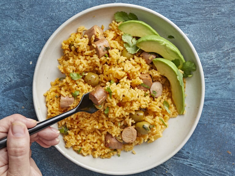 Arroz Con Salchichas